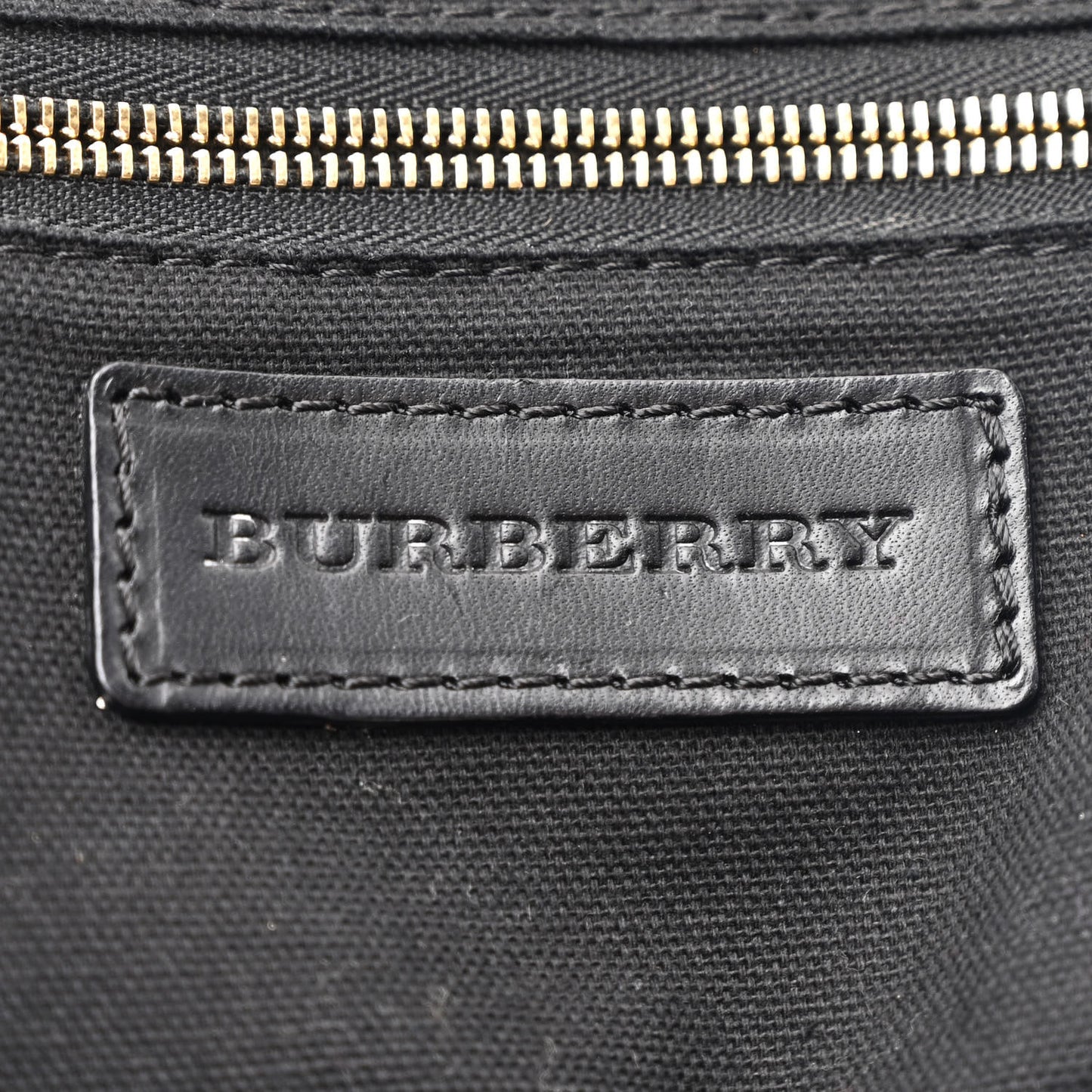 Bridle Calfskin House Check Small Orchard Bowling Bag Black