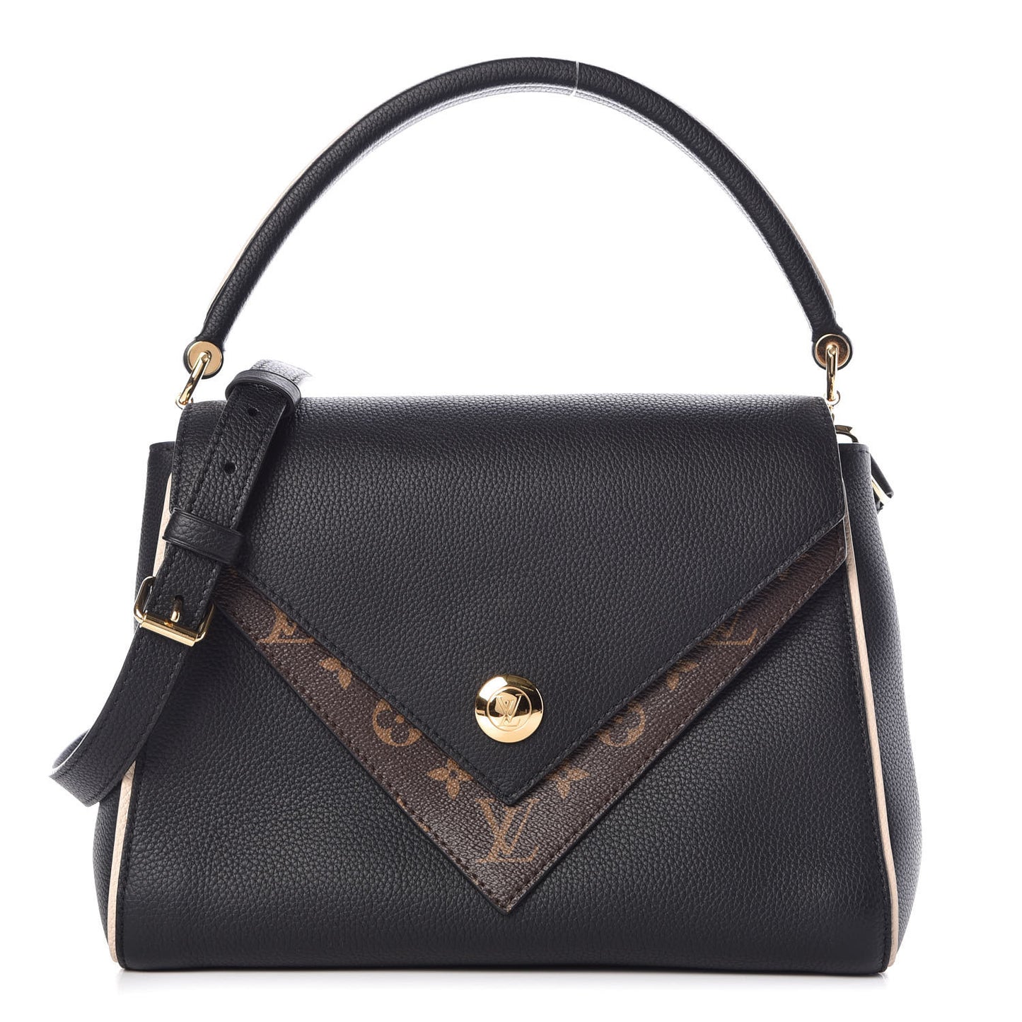 Monogram Double V Black
