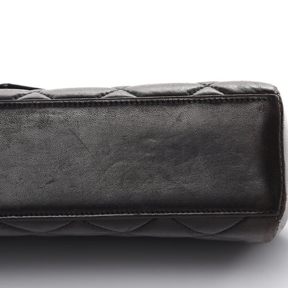 Chanel Lambskin Quilted East West Flap Black 12 of 22