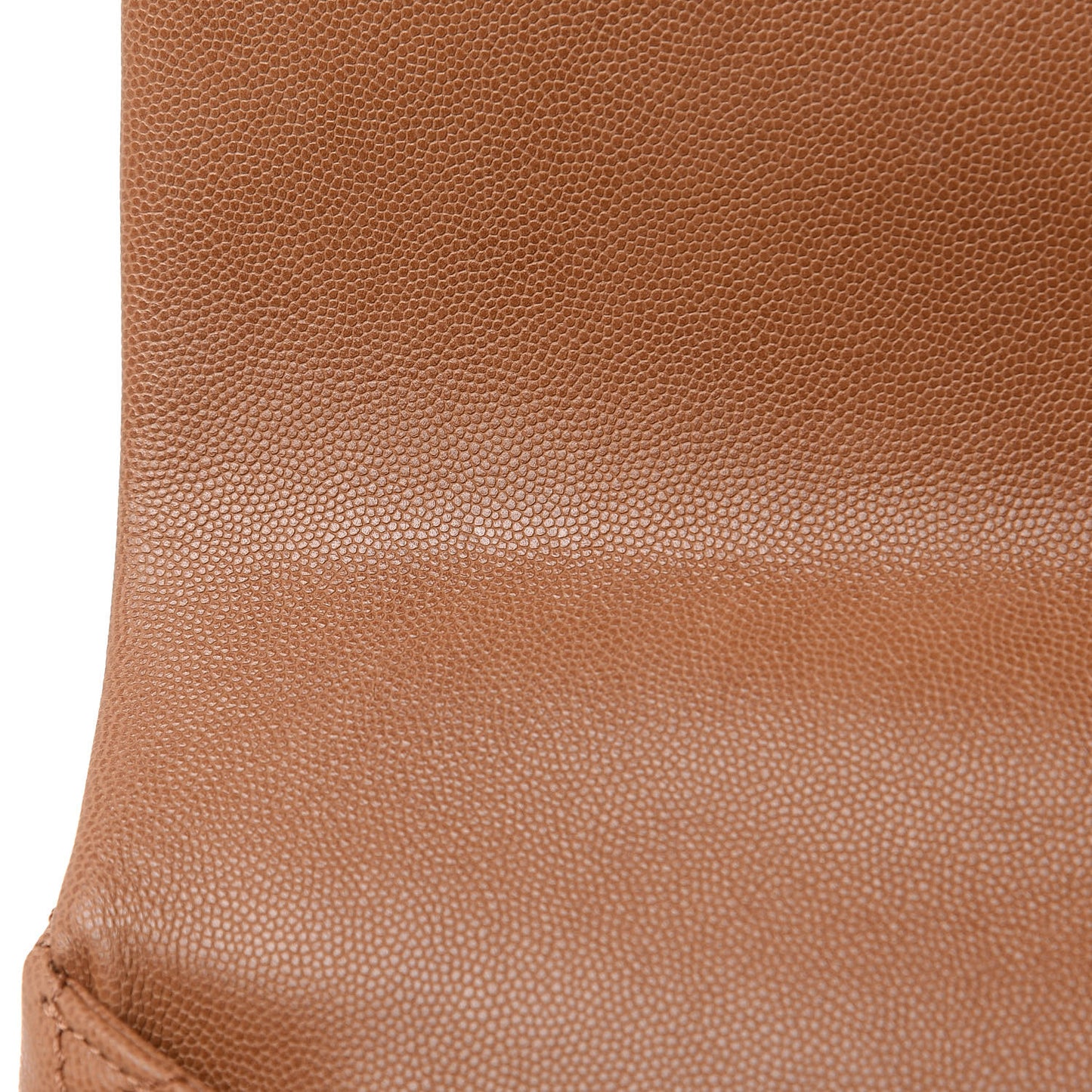Caviar Quilted Medium Coco Handle Flap Camel