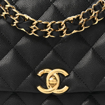 Chanel Caviar Quilted Coco First Flap Black 8 of 11
