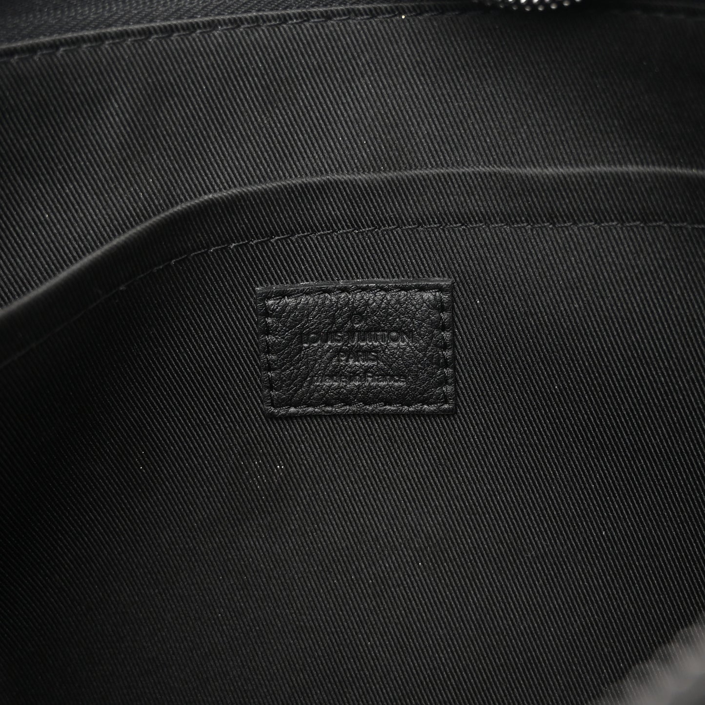 Shadow Calfskin Monogram Pochette Voyage Souple Black