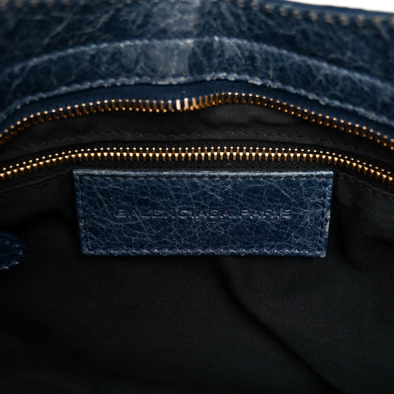 Balenciaga Agneau Giant 12 Gold Hardware City Bleu Mineral 6 of 10
