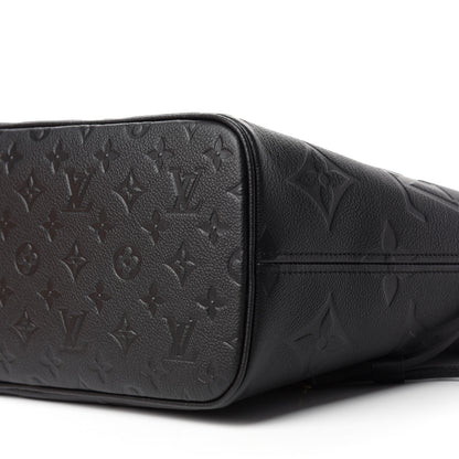 Louis Vuitton Empreinte Monogram Giant Neverfull MM Black 7 of 11