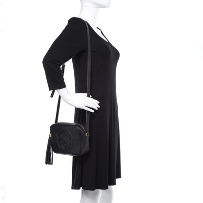 Gucci Pebbled Calfskin Small Soho Disco Bag Black 2 of 10