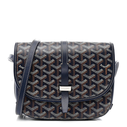 Goyard Goyardine Belvedere II PM Messenger Bag Navy 1 of 9