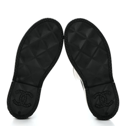 Chanel Caoutchouk CC High Boots 40 Black 5 of 9