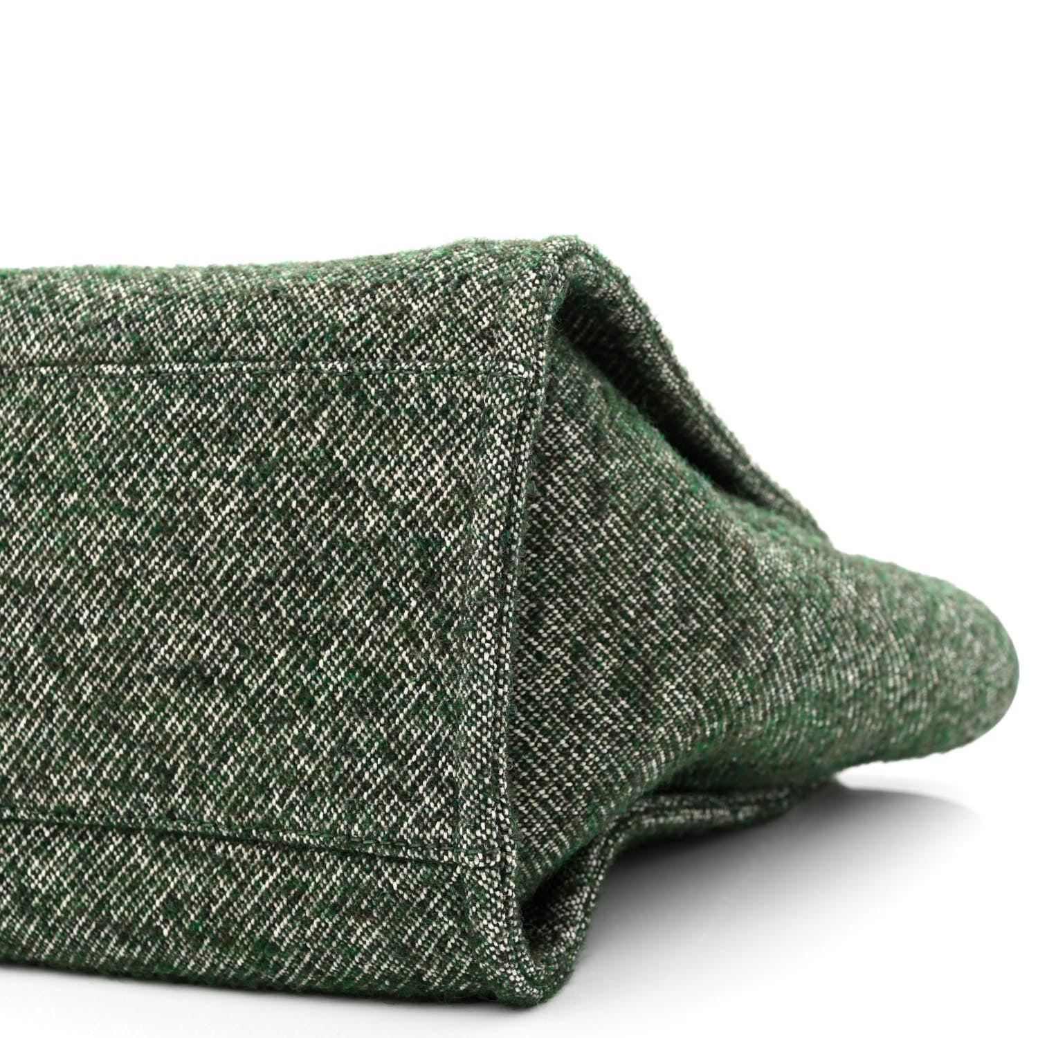 Chanel Mixed Fibers Calfskin Medium Deauville Tote Green 9 of 9