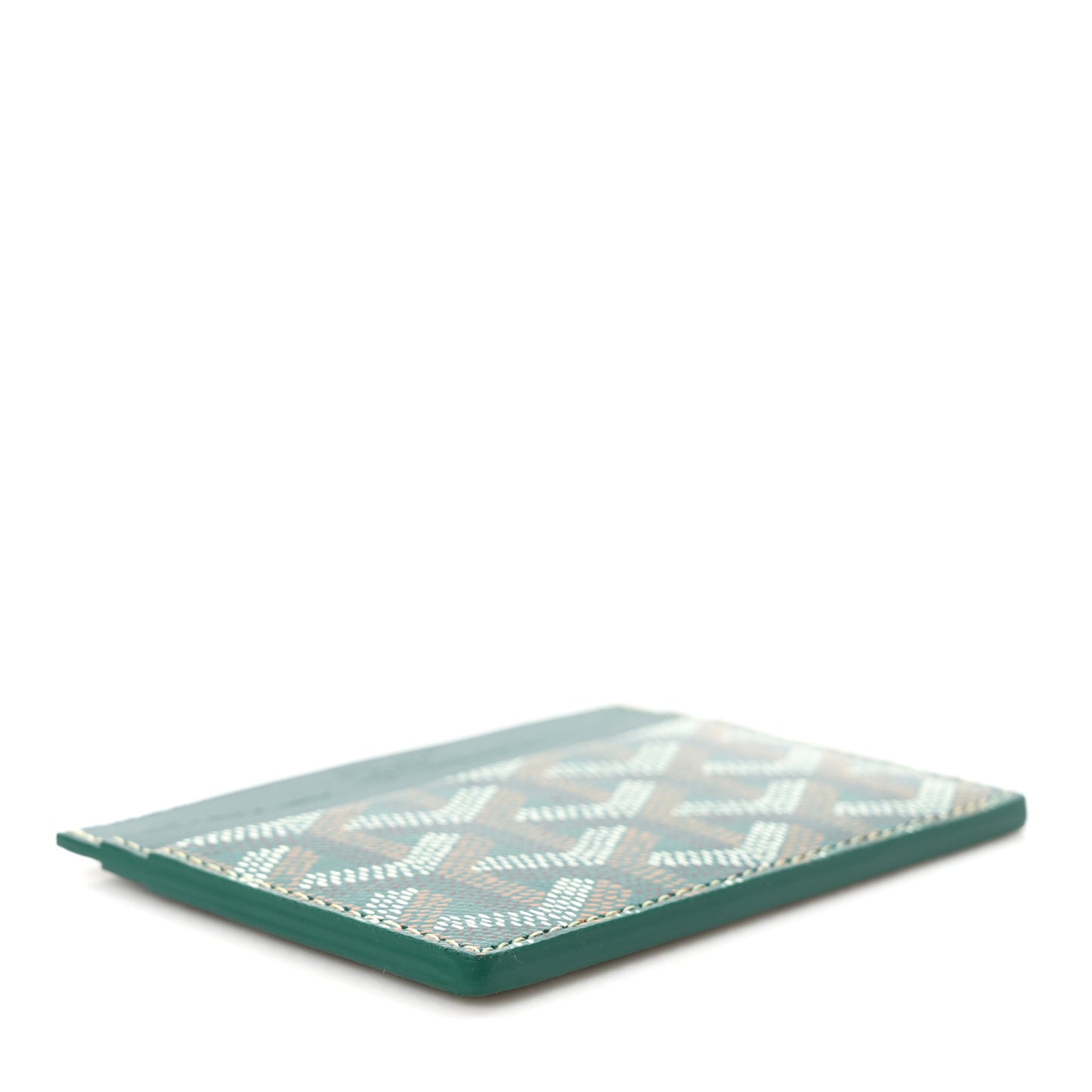 Goyardine Saint Sulpice Card Holder Green