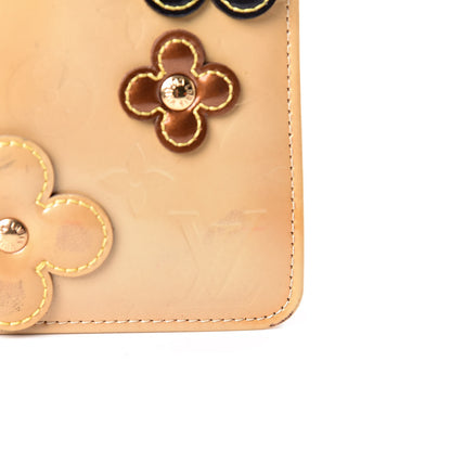 Louis Vuitton Vernis Lexington Fleurs Pochette Beige 12 of 15