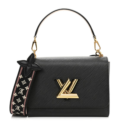 Louis Vuitton Epi Monogram Flower Twist MM Black 1 of 11