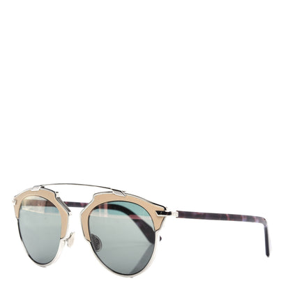 Christian Dior Mirrored So Real Sunglasses Silver Gold 1 of 11