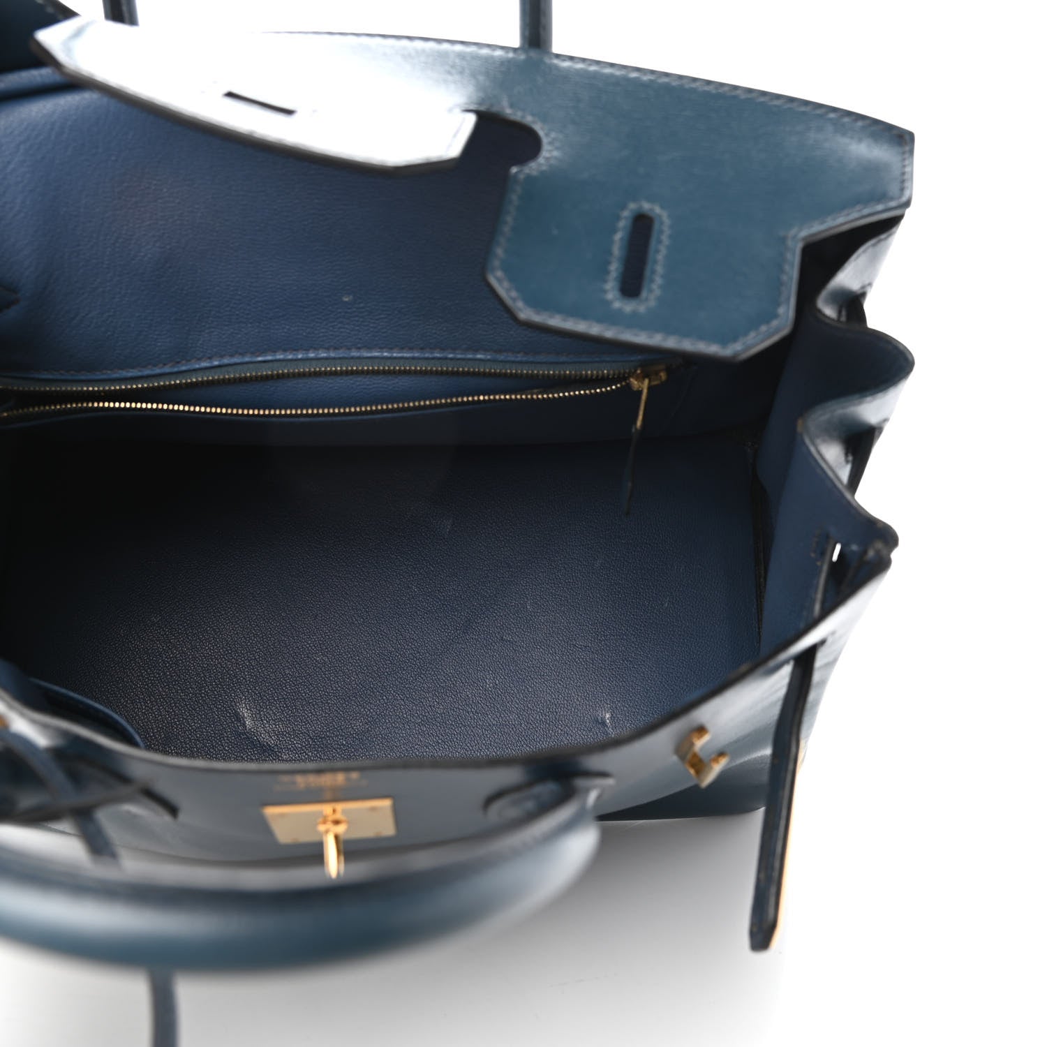 Hermes Box Birkin 30 Bleu Thalassa 5 of 16