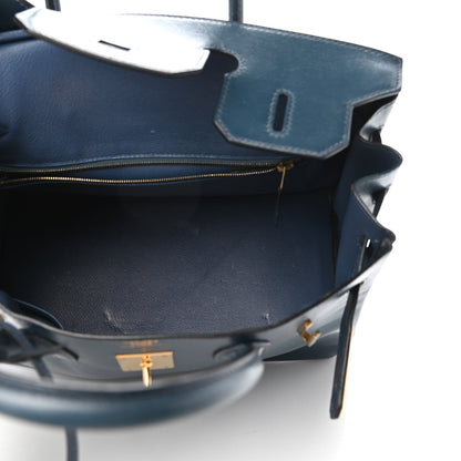 Hermes Box Birkin 30 Bleu Thalassa 5 of 16