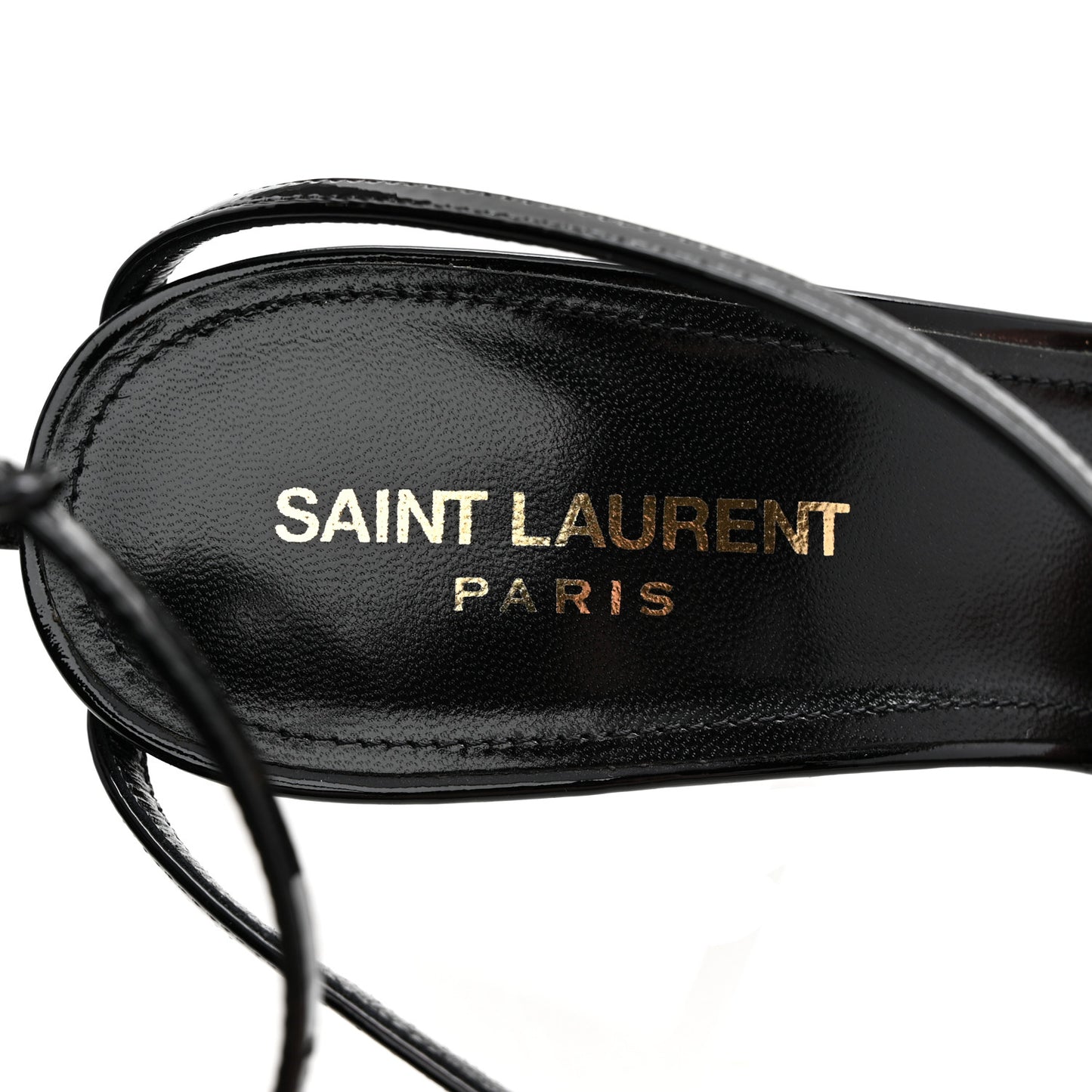 Patent Cassandra 100 Ankle Strap Sandals 39 Black