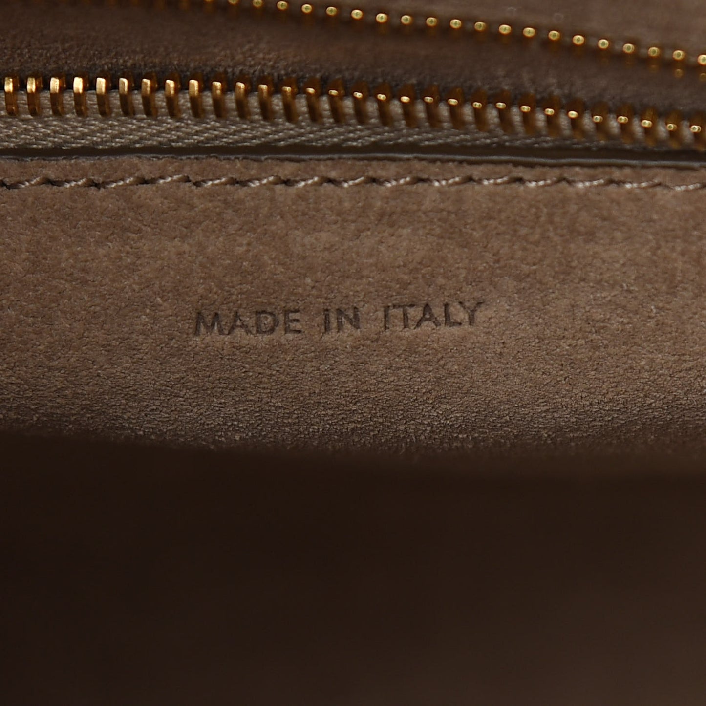 Soft Grained Calfskin Small Sangle Bucket Bag Taupe