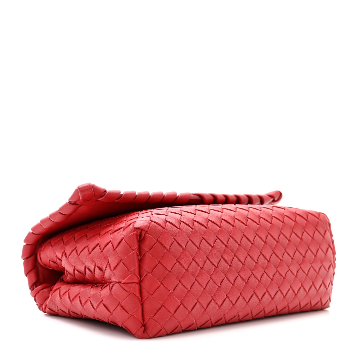 Nappa Intrecciato Baby Olimpia Shoulder Bag Vesuvio
