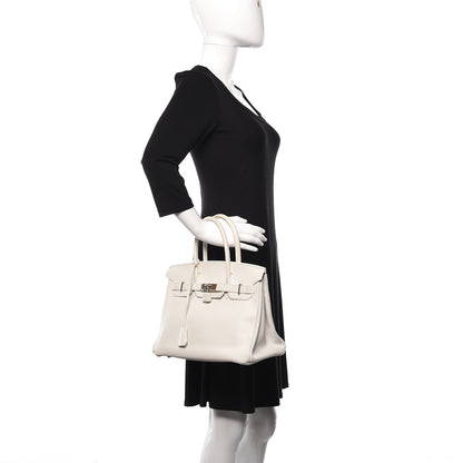 Hermes Swift Birkin 30 White 2 of 51