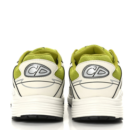 Christian Dior Technical Mesh Calfskin Mens B30 Sneakers 43 Green Grey 5 of 8