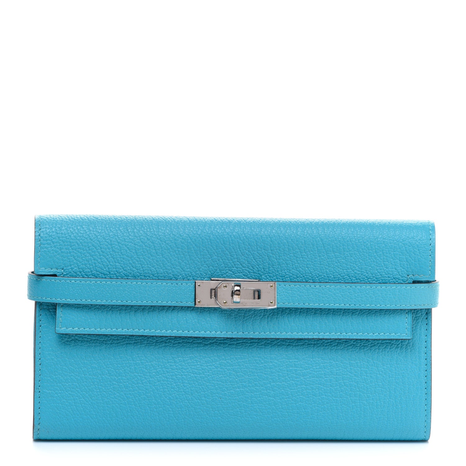 Hermes Chevre Mysore Kelly Longue Wallet 1 of 8
