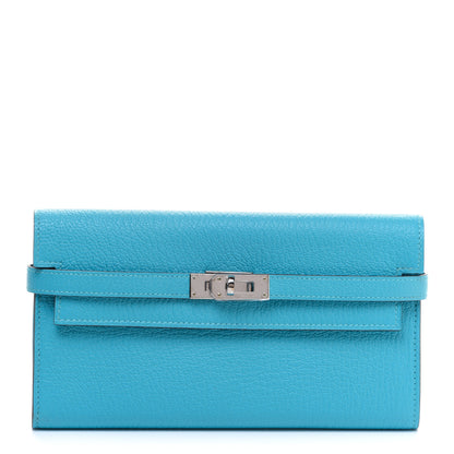 Hermes Chevre Mysore Kelly Longue Wallet 1 of 8