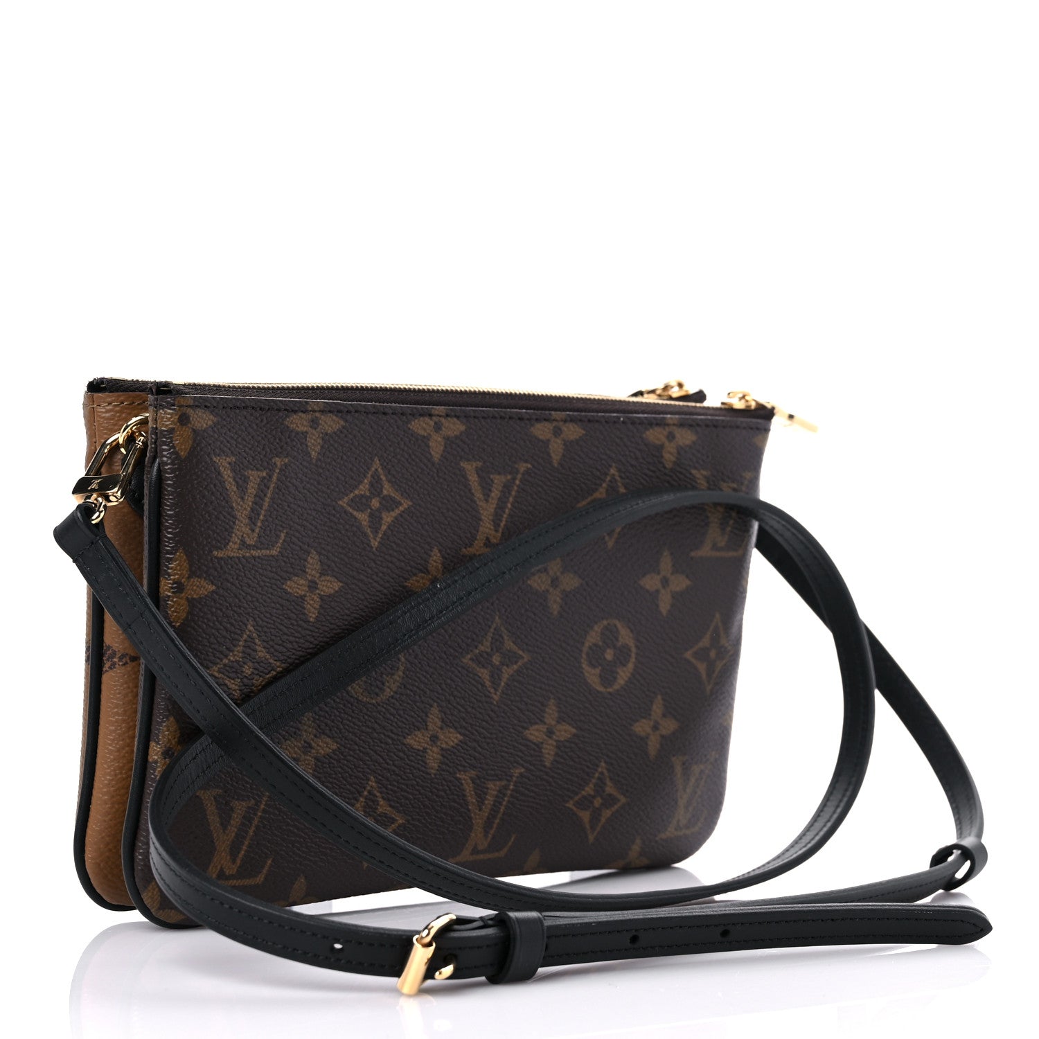 Louis Vuitton Reverse Monogram Giant Double Zip Pochette 3 of 10