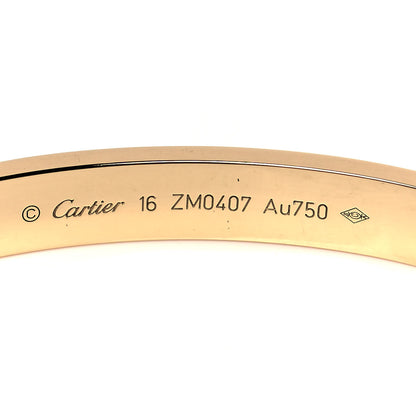 Cartier 18K Yellow Gold LOVE Bracelet 16 4 of 6