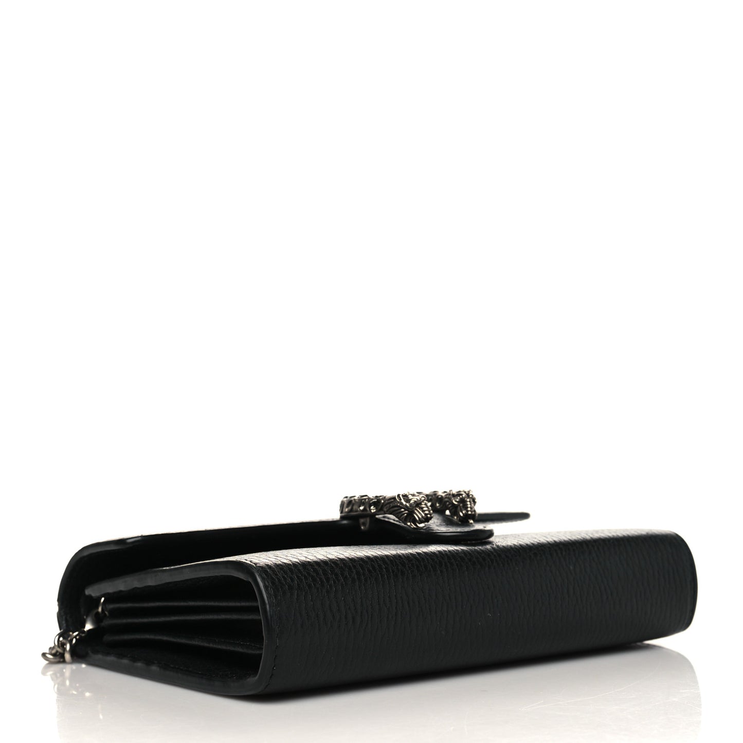 Calfskin Mini Dionysus Chain Wallet Black