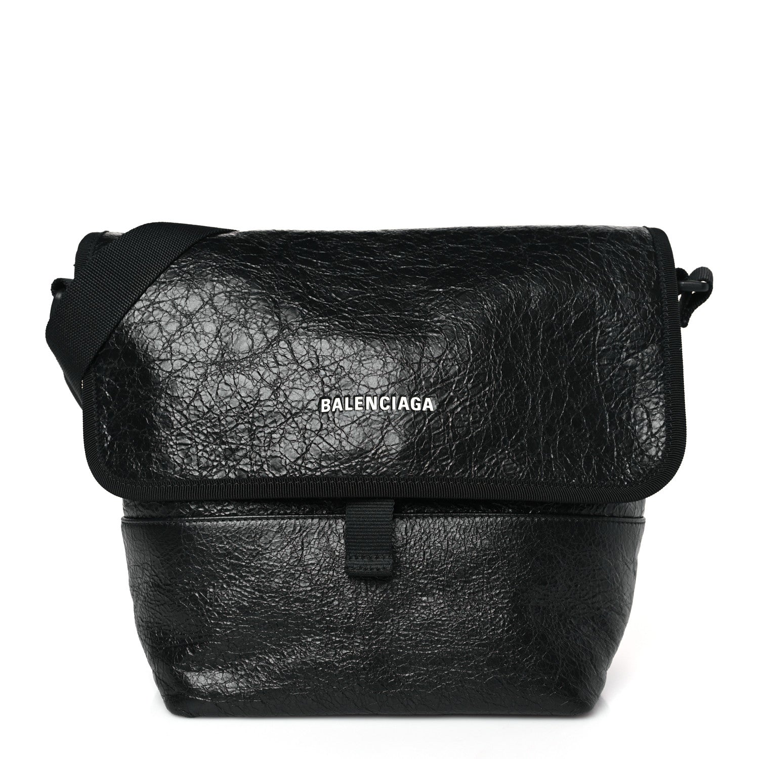 Balenciaga Agneau Arena Small Explorer Messenger Bag Black 1 of 8