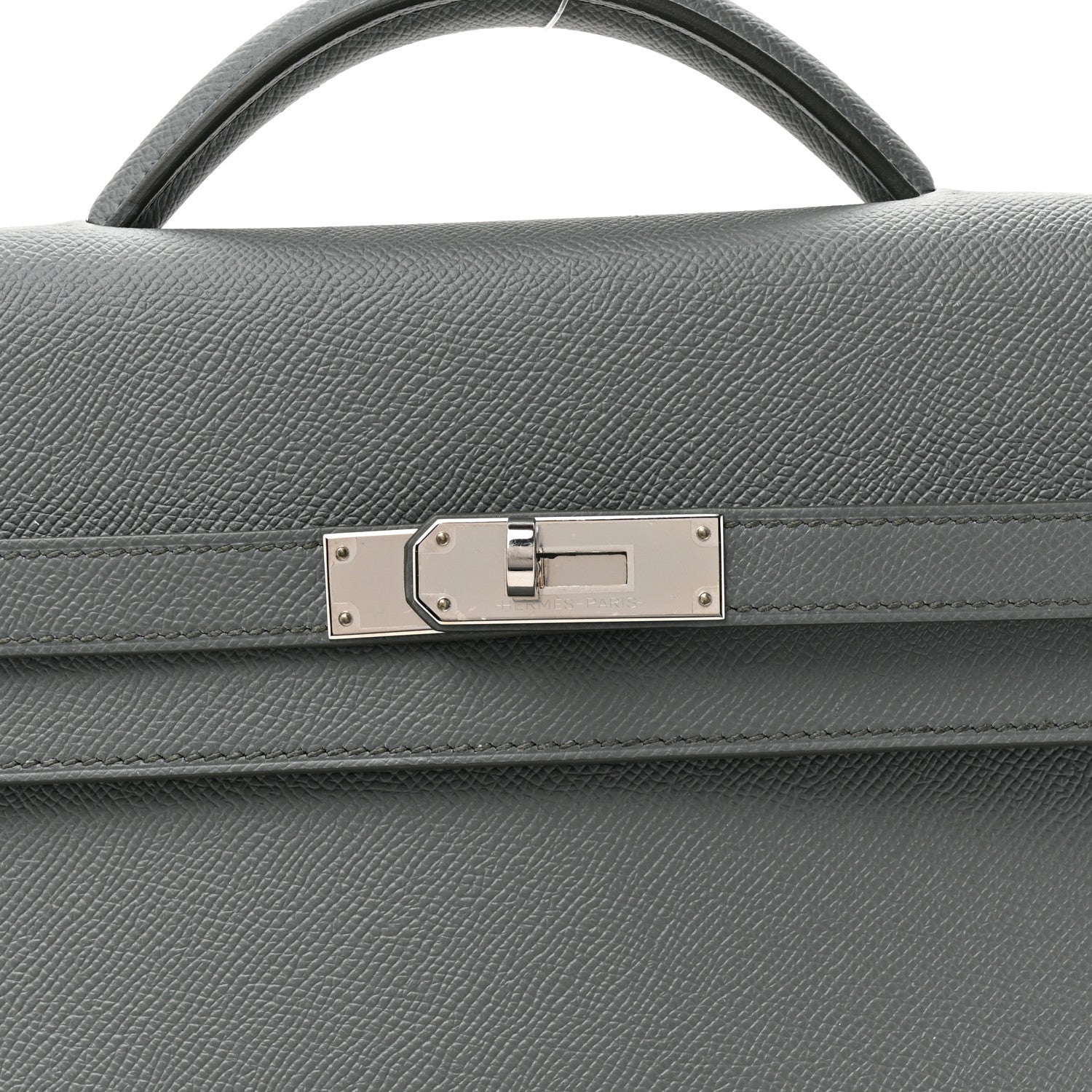 Hermes Epsom Kelly Depeches 36 Vert Amande 9 of 15