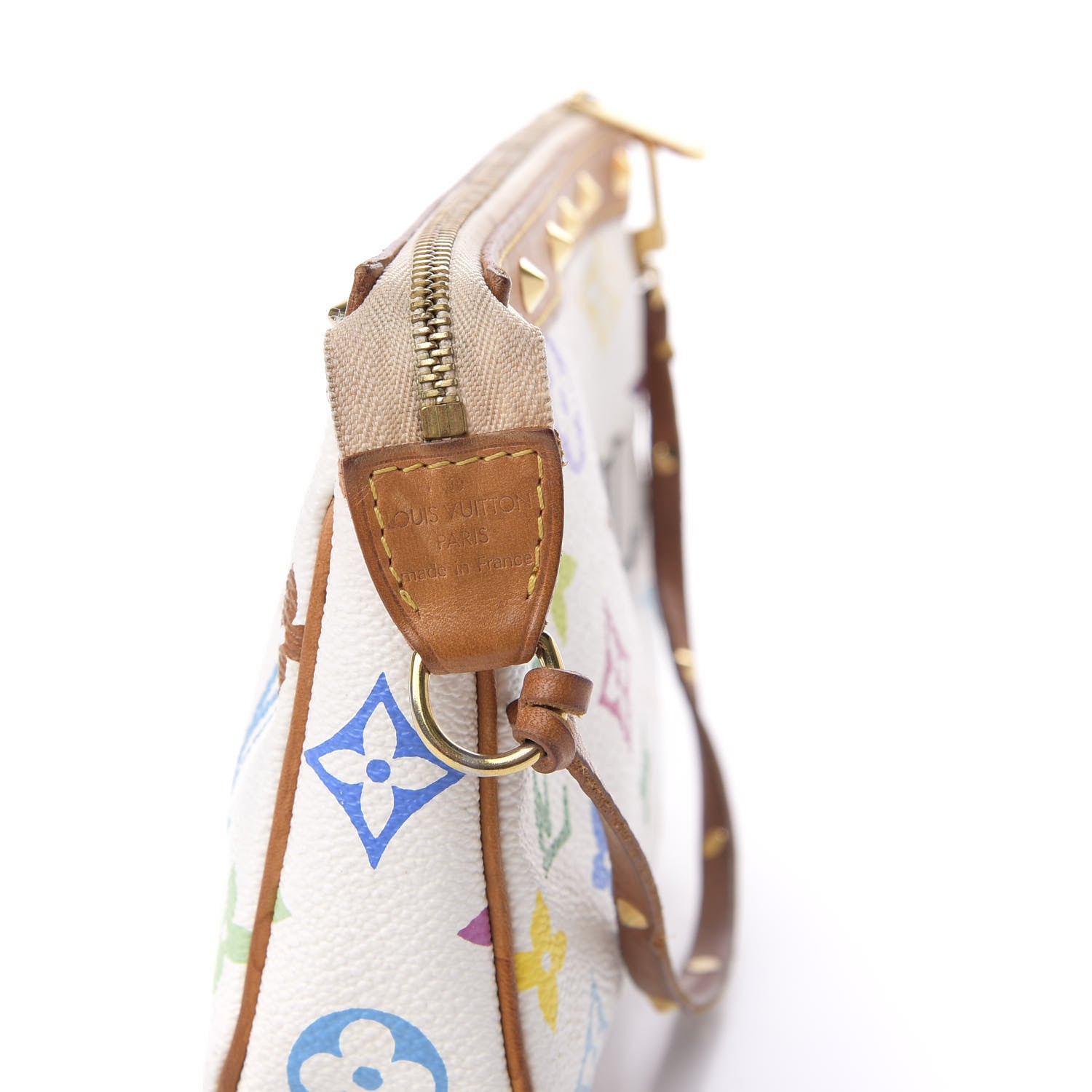 Louis Vuitton Monogram Multicolor Pochette Accessories White 11 of 11