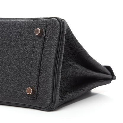 Hermes Togo Birkin 25 Black 7 of 11