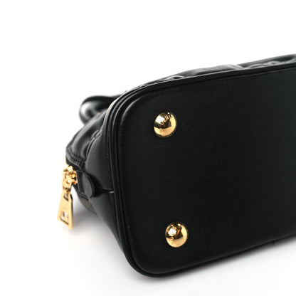 Louis Vuitton Calfskin Bubblegram Alma BB Black 7 of 8