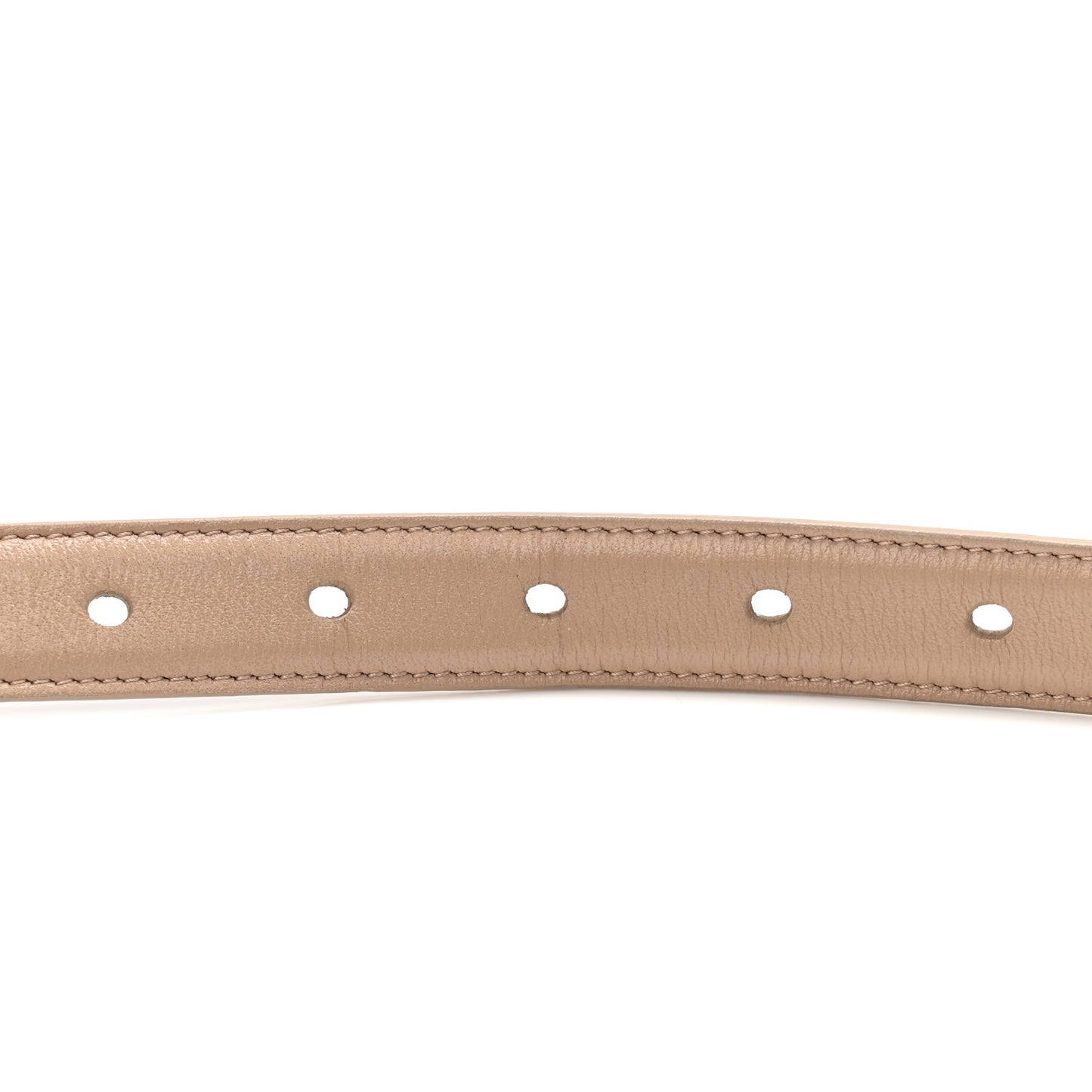 Smooth Calfskin Monogram Square Buckle Belt 80 32 Dark Beige