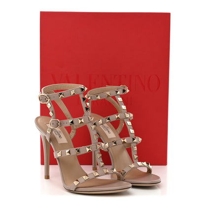 Valentino Garavani Nappa Rockstud Gladiator 105mm Sandals 36 Poudre 10 of 10