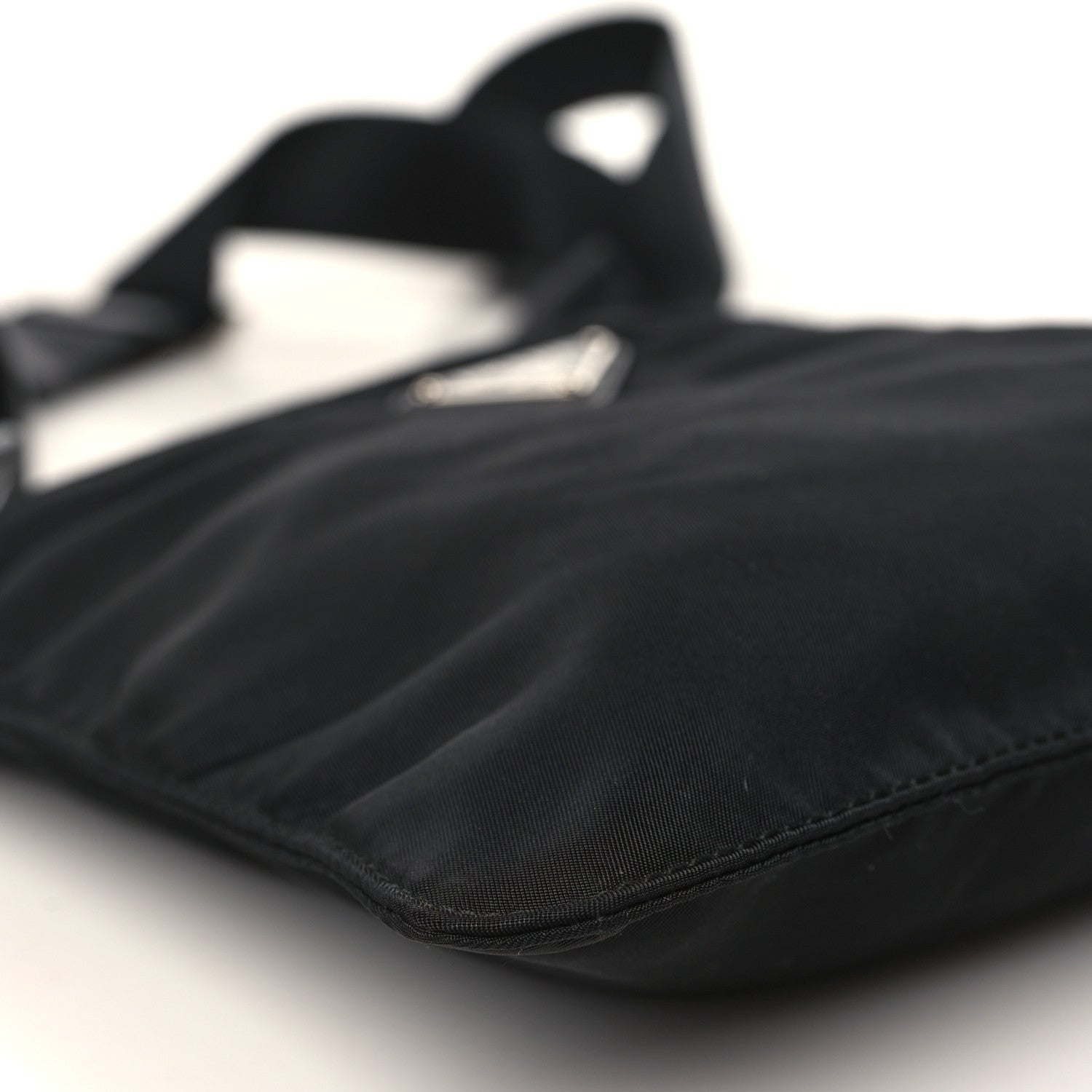 Prada Tessuto Nylon Messenger Bag Black 6 of 7