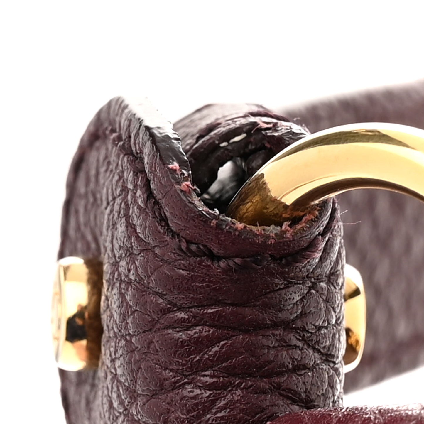 Calfskin Fanisa Gancini Hobo Plum