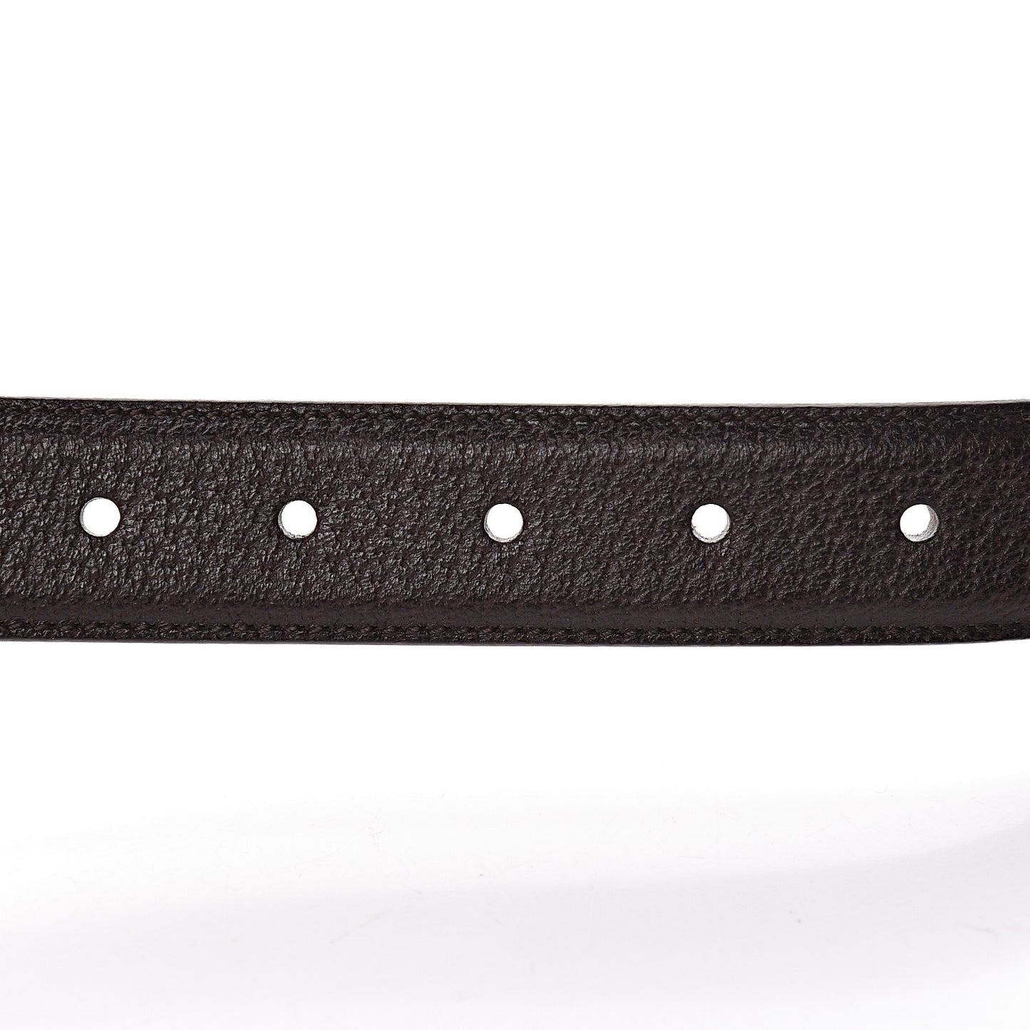 Textured Calfskin 30mm Belt 95 38 Dark Cocoa