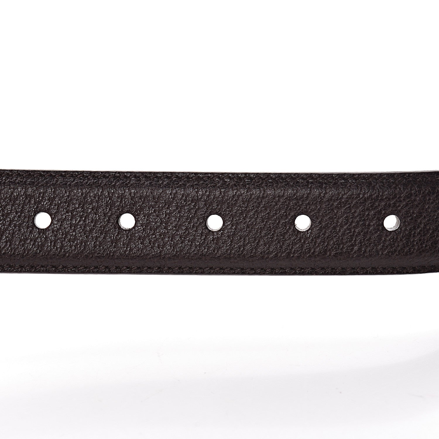 Gucci Textured Calfskin 30mm Belt 95 38 Dark Cocoa 4 of 8