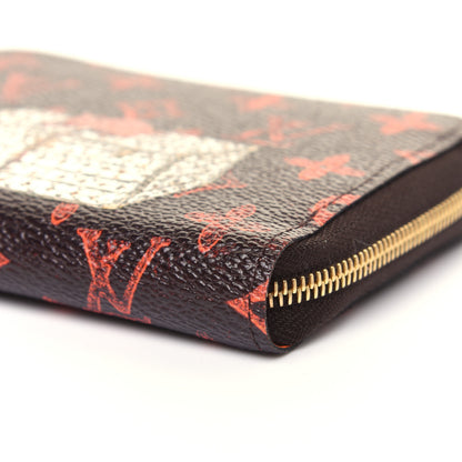 Louis Vuitton Catogram Zippy Coin Purse Marron 7 of 14