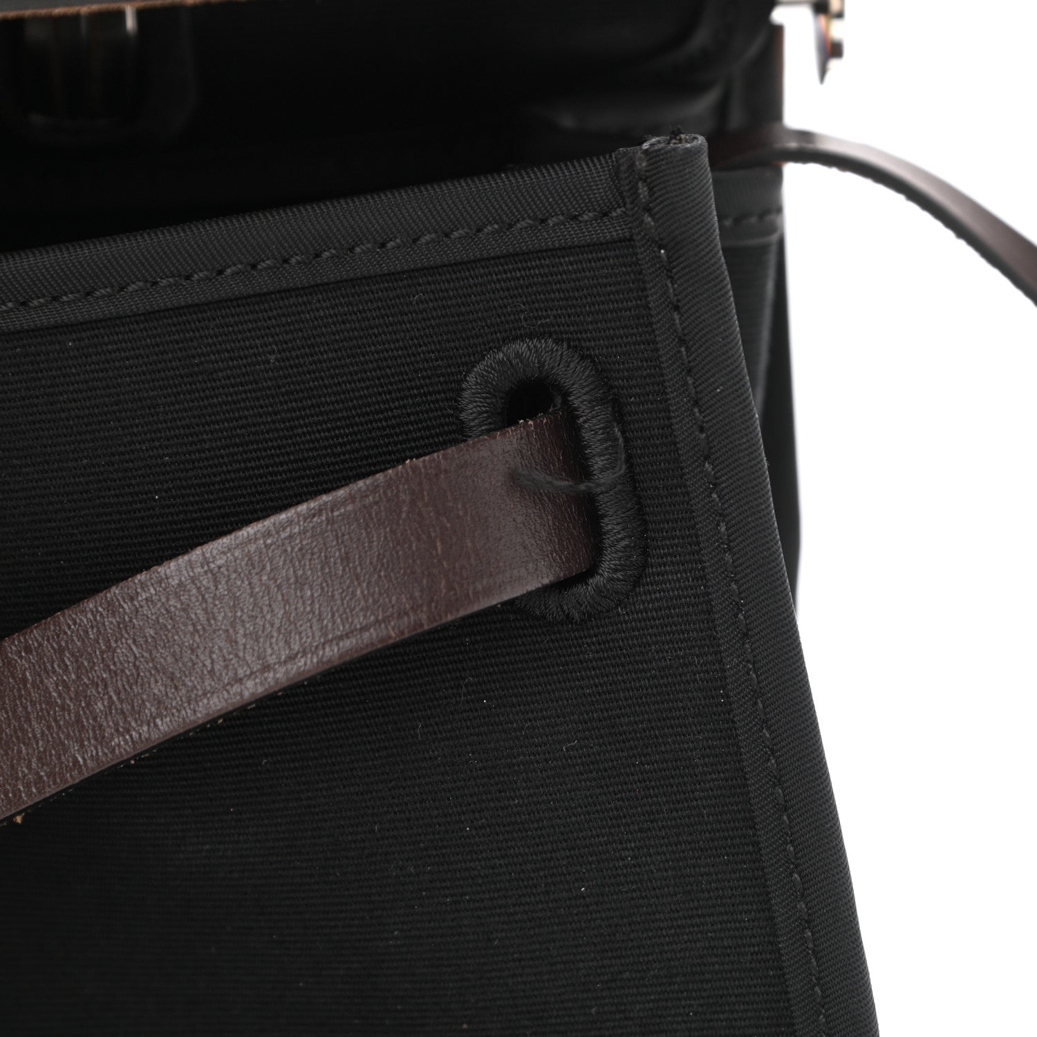 Hermes Toile Vache Hunter Herbag Zip 31 PM Black Ebene 14 of 14