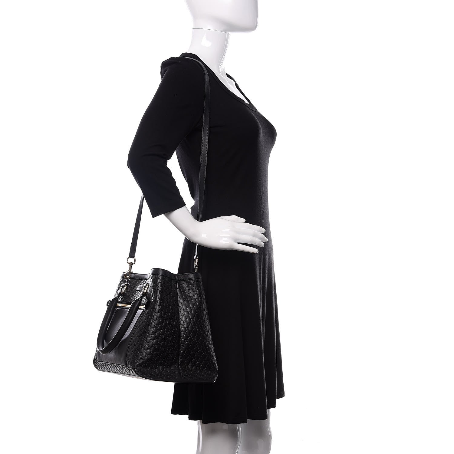 Gucci Soft Microguccissima Medium Tote Black 2 of 13