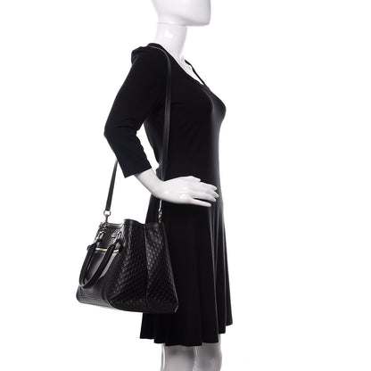Gucci Soft Microguccissima Medium Tote Black 2 of 13