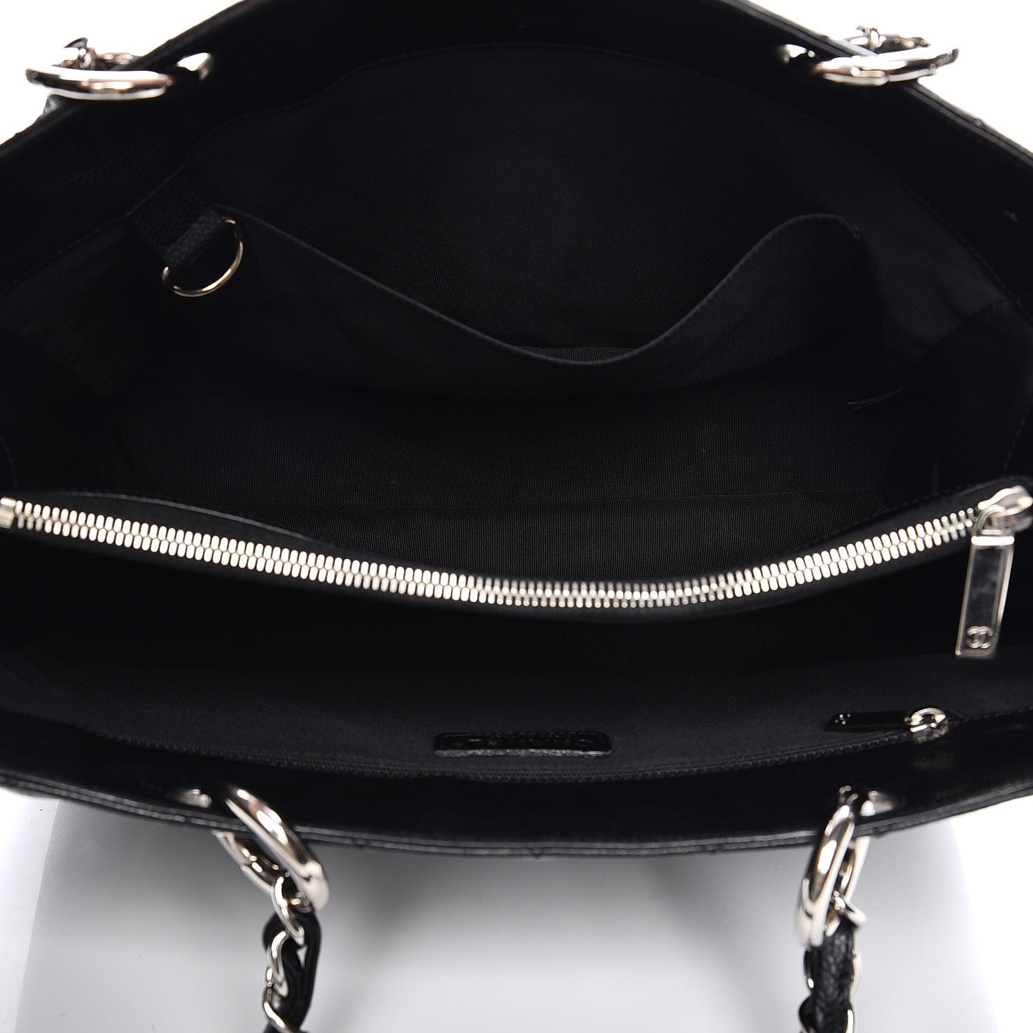 Chanel Caviar Quilted Grand Shopping Tote GST Black 5 of 13