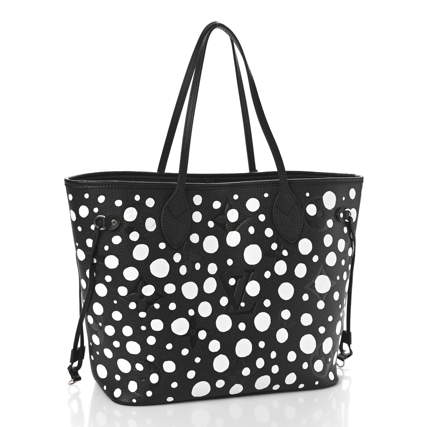 LV X YK Empreinte Neverfull MM Black White