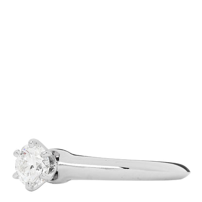 Tiffany Platinum Diamond .54ct Solitaire Engagement Ring 53 6.5 3 of 7