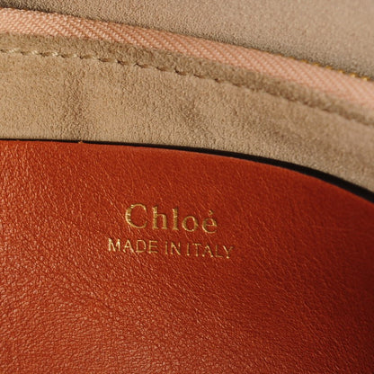 Chloe Calfskin Perforated Small Hayley Hobo Caramel 6 of 7