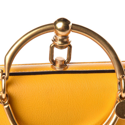 Chloe Calfskin Small Nile Bracelet Minaudiere Bag Dark Ochre 14 of 14