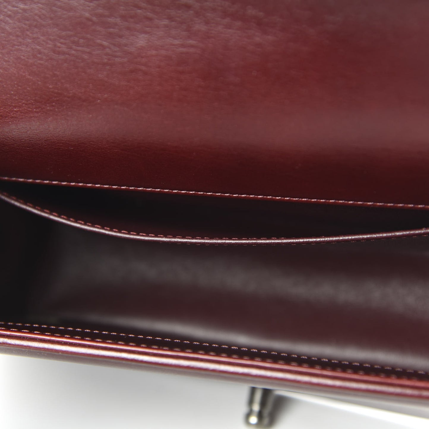 Calfskin Embossed Medium Paris Salzburg Boy Flap Red