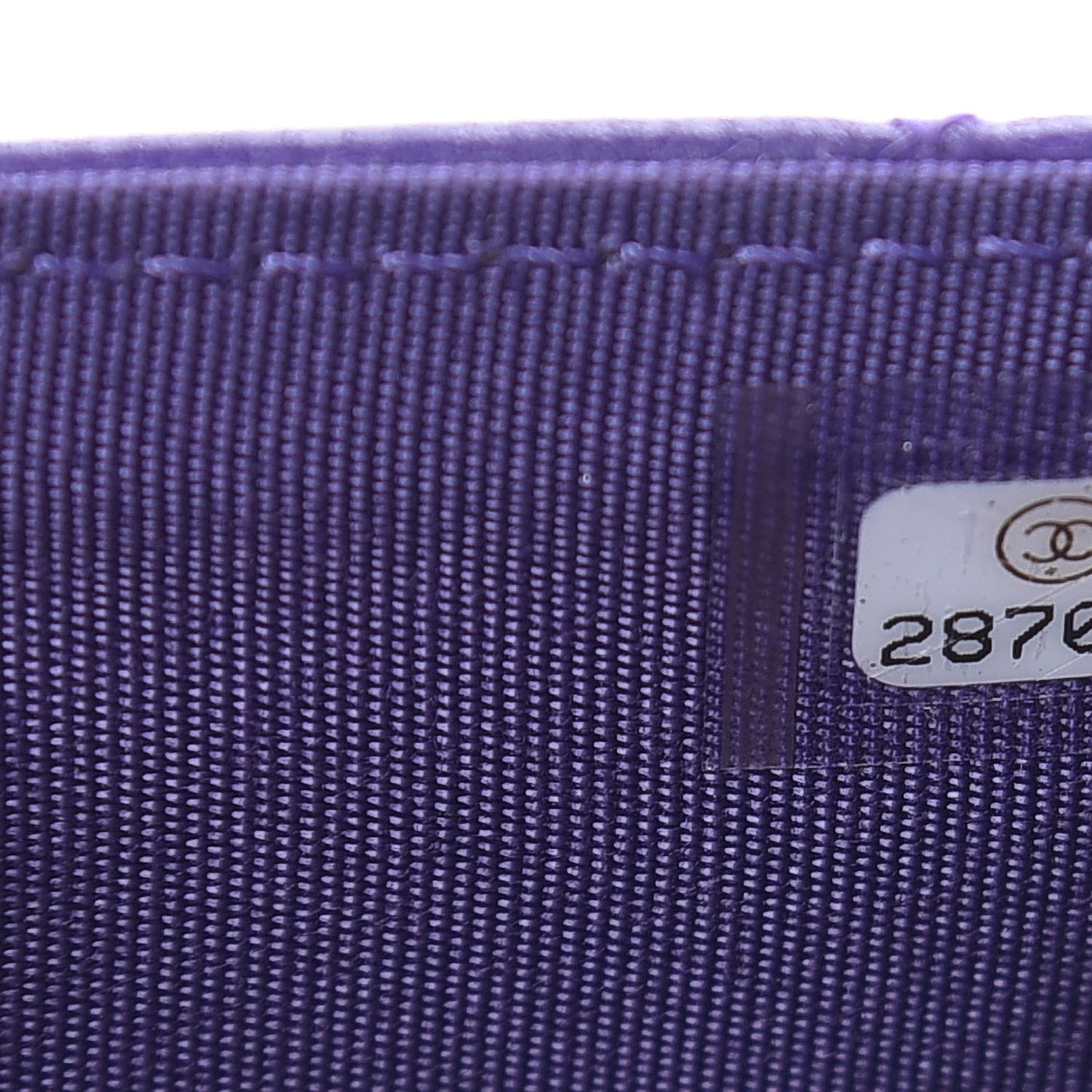 Lambskin Quilted Medium Boy Flap Wallet Purple